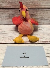 Ty Beanie Baby DOODLE The Rooster 4th Generation 3rd Tush Tag PVC 1996