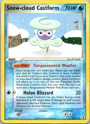 Snow-cloud Castform 29/113 EX Delta Species
