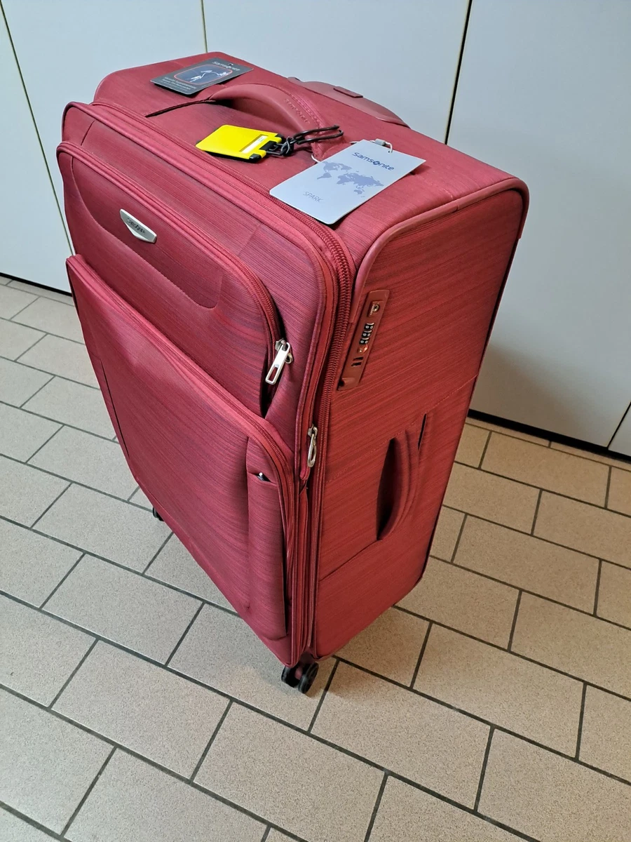 Valise Samsonite Noire - Grande Taille, Coque Rigide - Roulettes En Bon état