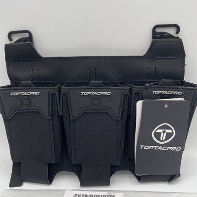 Pochette Tactique Triple Chargeur 5.56 TOPTACPRO TP8538 - Fixation MOLLE - Neuve