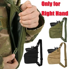 Tactical Sling Shoulder Holster Bag Concealed Carry Handgun Chest Pack Crossbody