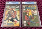 Amazing Spider-Man #240, #250 - CGC 8.0 lot, White pages, free shipping