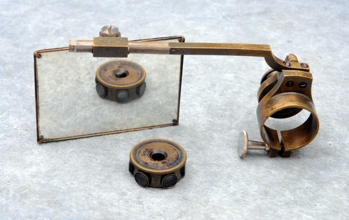 WHAT IS THIS? ANTIQUE OPTICAL INSTRUMENT IN WOOD CASE #52-144 - FOR MICROSCOPE? - Picture 2 of 3