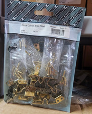 6 x Wholesale Pack Of 10 Brass Plated Gripper Catches & Screws Fixing Cabinet