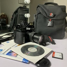 Minolta DiMage A1 Camera With Bag And Manuals & Sd Card *FOR PARTS OR REPAIR*