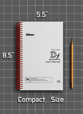 Nikon Df   User Manual Owners Guide Reference   394 Pages   Half Size 5.5x8.5