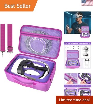Hard Carrying Case for Meta Quest 3s/ Quest 3/ for Oculus Quest 2 Official /E...