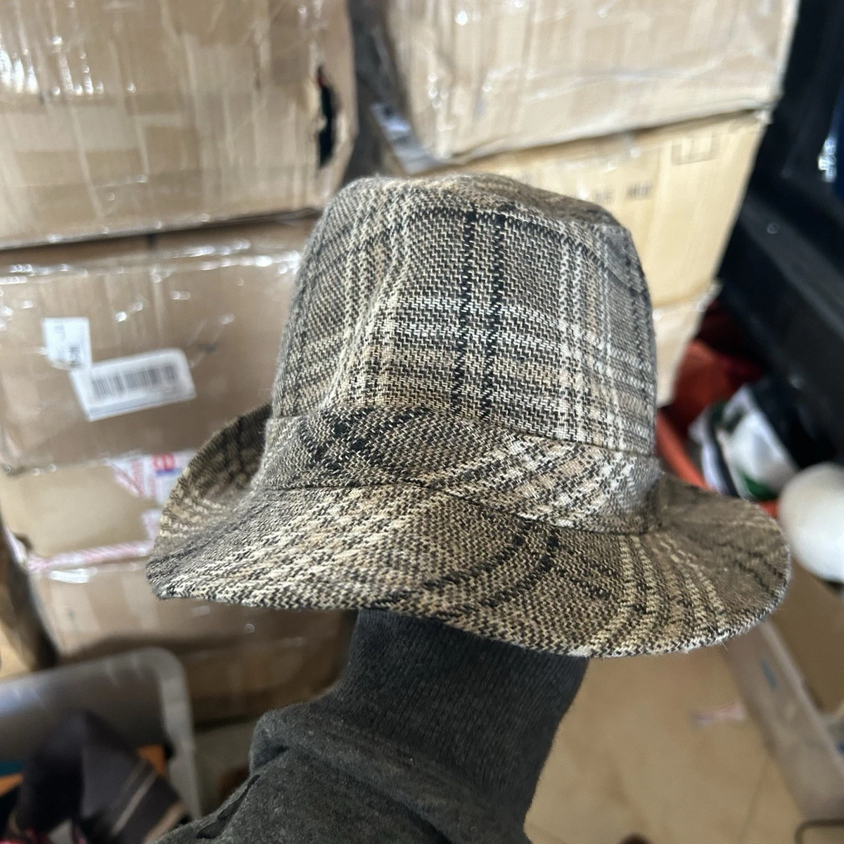 NWOT Peter Grimm Gray trilby/fedora Hat Nice Peter Grimm Grey Woven paper Fedora One | Mercari main image 2