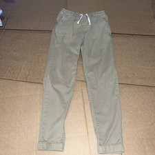 MARINE LAYER Mens Tan Athletic Fit Chino Saturday Joggers M Drawstring Stretch