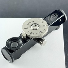Rare 10 meter scale Leitz Wetzlar Fokos Range Finder Black Leica camera 35 mm