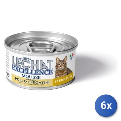 6x Monge Le Chat Excellence Katzenpâté Bianca 8009470060967