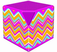 TRIPLE C  bluCUBE BOHEMIAN RAINBOW BLUETOOTH SPEAKER  NEW  ASN124C35 ZIG ZAG US
