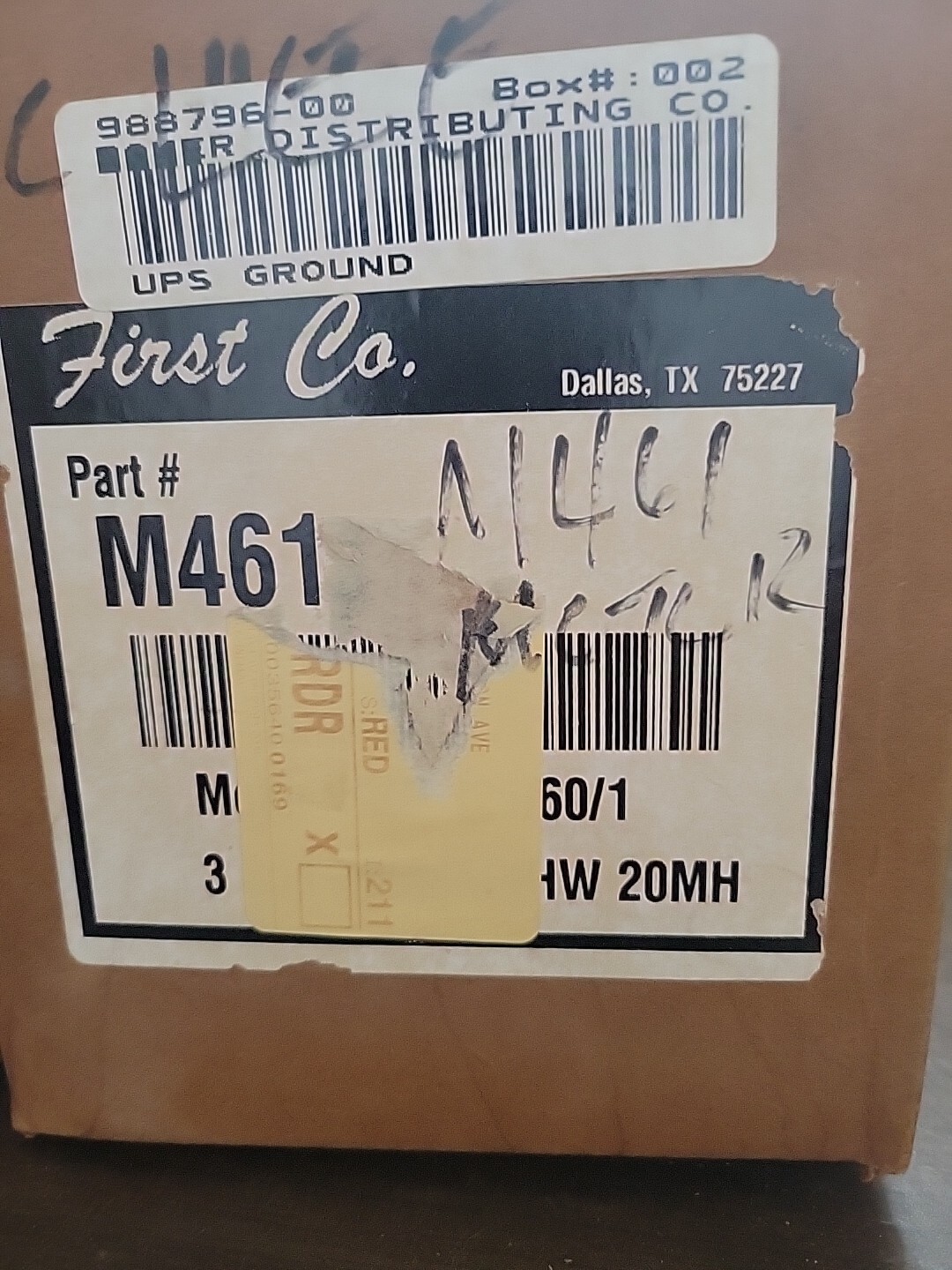 First Company Blower Motor, 1 hp, 120 volt, 60 Hz, 1 Phases, 3 Speed