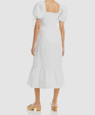 Faithfull Lithana Midi Dress | White | S
