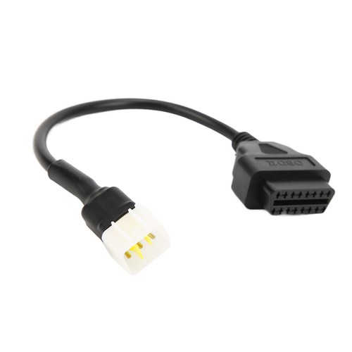 6 Pin OBD2 Diagnostic Adapter Plastic Engine Fault Detector Tool For ...