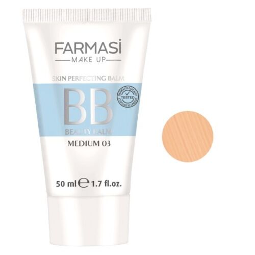 Farmasi Make Up BB Beauty Balm Cream 7 in 1, 1.7 fl oz | 03 MEDIUM - Picture 4 of 13