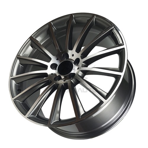 Rear 20"x9.5 Multispoke AMG Style Rims Wheels For Mercedes Benz S500 S550 US - Picture 3 of 7