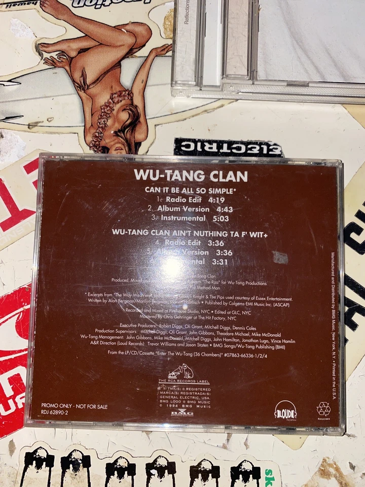 Wu tang clan can it all be so simple cd Vg+ Foto 2 de 4
