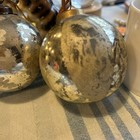 Three Beautiful Gold Patina Heavyweight Ornaments  — photo 5
