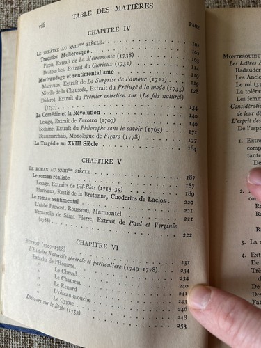 Eighteenth Century French Readings by Albert Schinz,HC no dj,Revised Ed 1923 - Picture 13 of 19