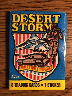 1991 Topps DESERT STORM TRADING CARDS Single Pack new
