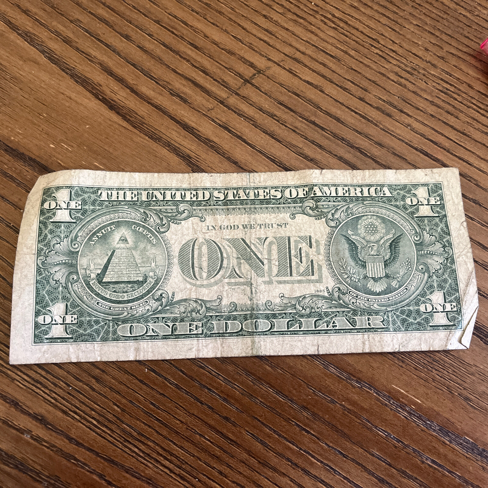 1 Dollar Bill Misprint - l1q37i6