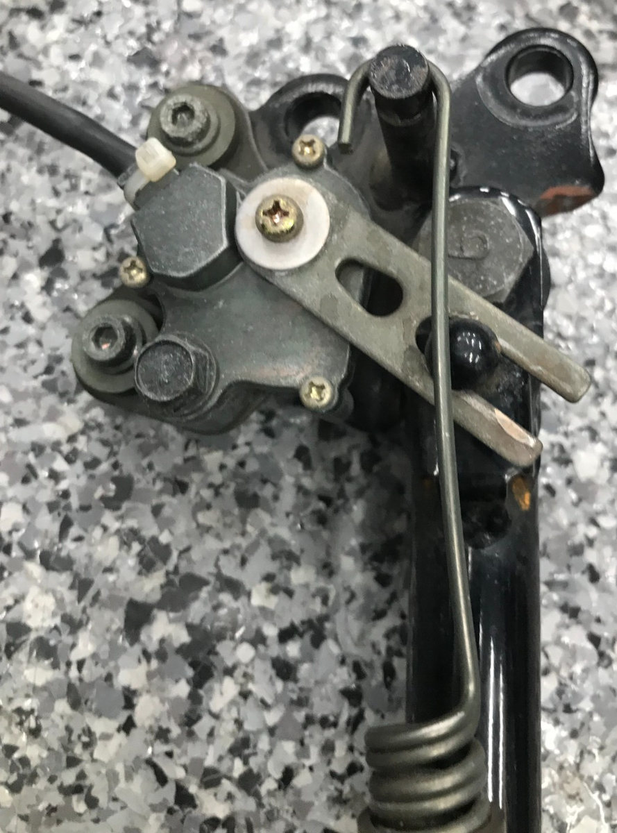 Kawasaki ZX6R/636R Kickstand & Bracket 03-06 Used OE Part P/N