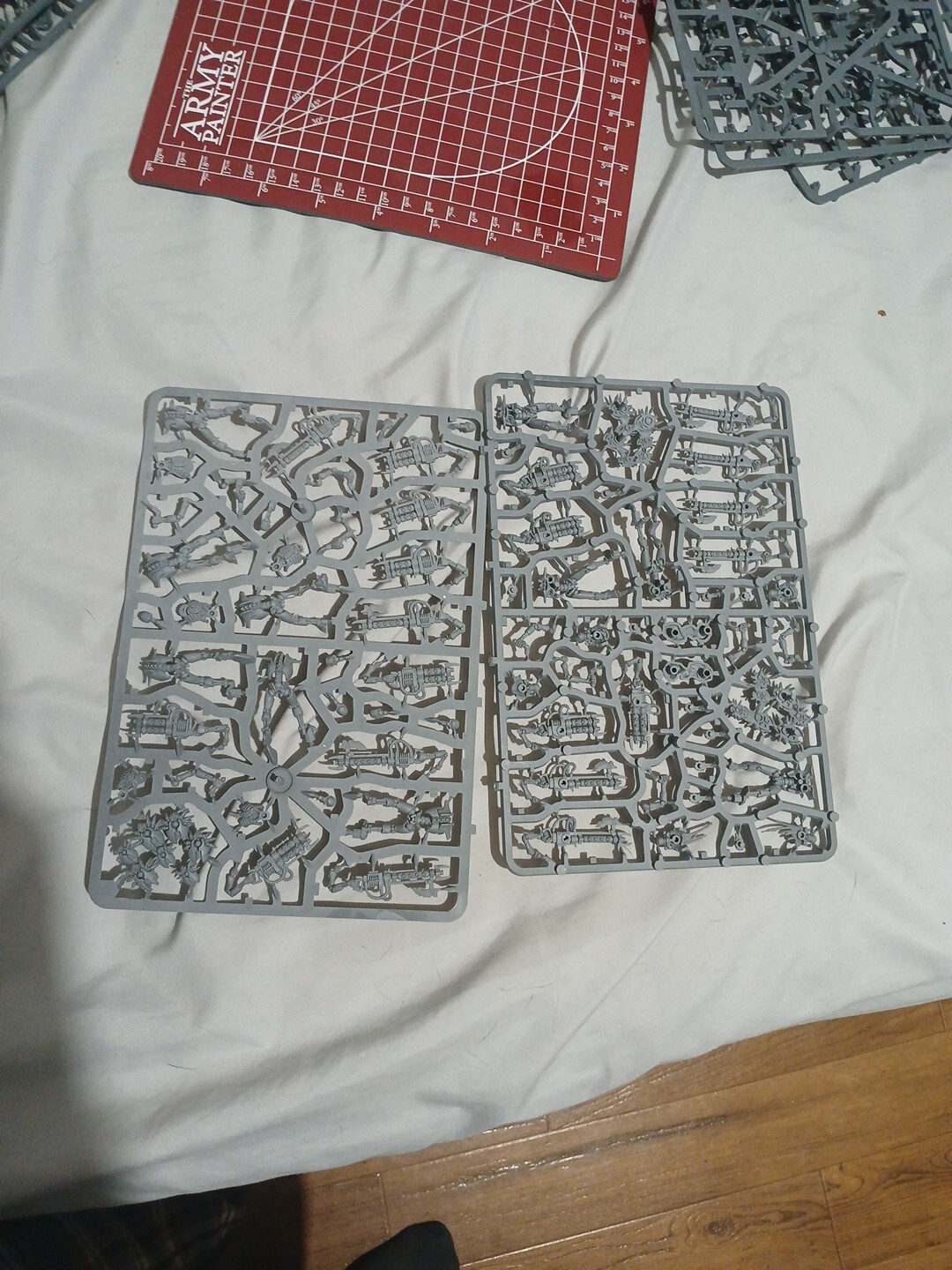 10 Necron Warriors Miniatures for Warhammer 40K No Bases Included