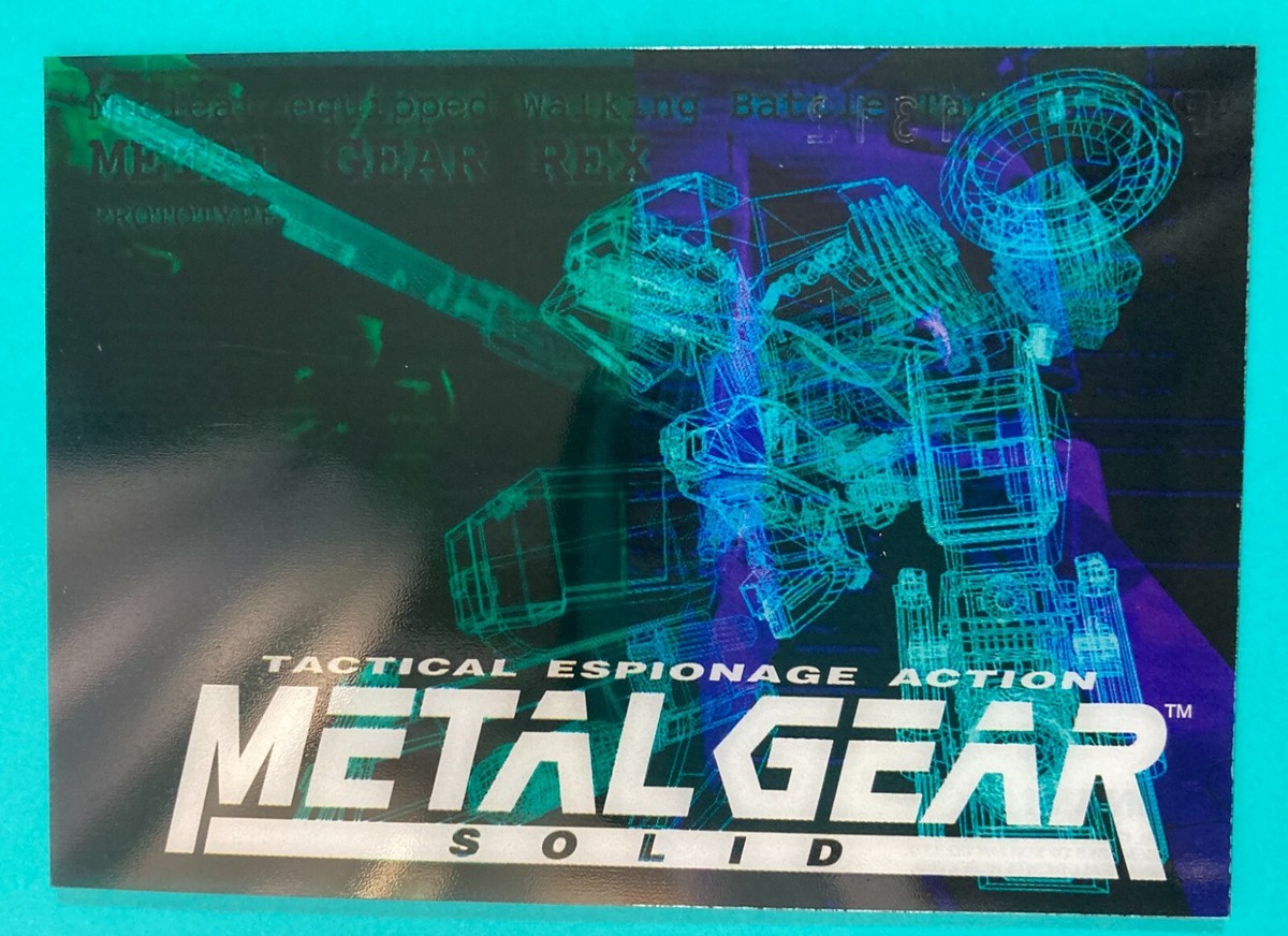 その他 L GEAR SOLID TRADING CARD Regular Metal Gear Solid Trading Card - PAL Key Premium Insert