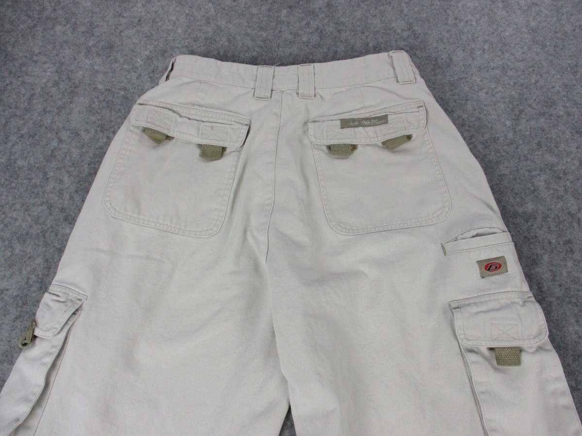 42×30 LA Gate White Wide Leg Baggy Pants Men's Baggy Fit Jeans High Waist Wide Leg Loose Denim Pants