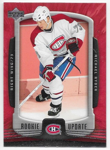 05/06 UPPER DECK ROOKIE UPDATE BASE Hockey (#1-100) U-Pick From List - Picture 47 of 89