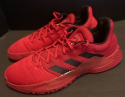 Adidas Louisville Cardinals Pro Bounce Shoes Red Sz 14 Mens
