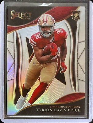 Tyrion Davis-Price - 2021 Panini Select - Silver Prizm - Rookie - XRC - SSP #409