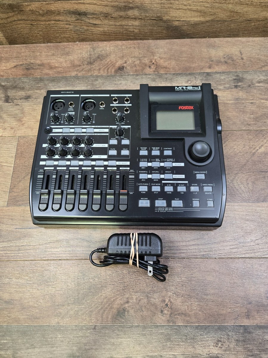 配信機器・PA機器・レコーディング機器 Fostex VF08 Version 2 Limited 40GB MTR FOSTEX Model VF08 Digital Multi Tracker Recorder MTR Black