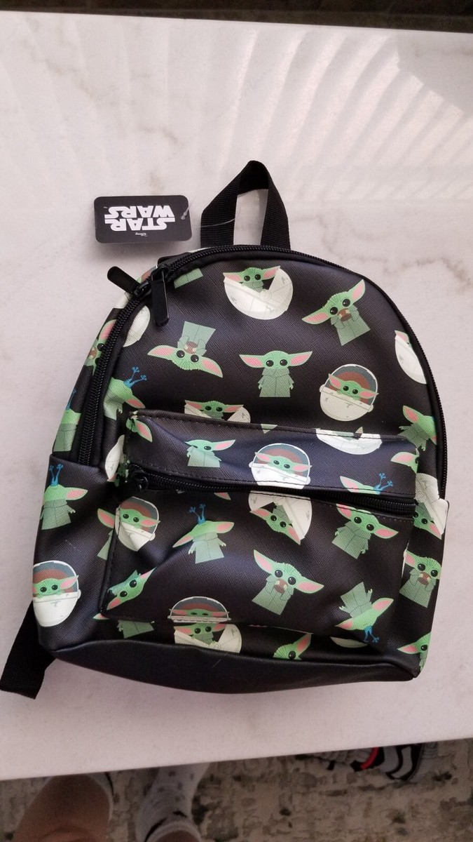 bioworld star wars mini backpack Bioworld Star Wars Mandalorian The Child Baby Yoda Mini Backpack