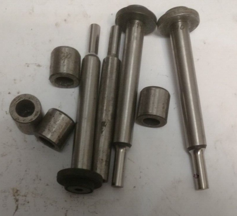 .194 round punch .200 die for Unipunch BX-3/4 punch frame.