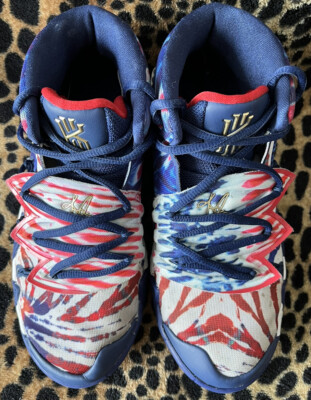 Nike Kybrid S2 Tie Dye Red White And Blue Basketball Sneakers
