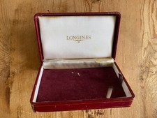 LONGINES - Boîte Ancienne De Montre - 14 X 9 X 3,5 Cm - Couleur Bordeaux