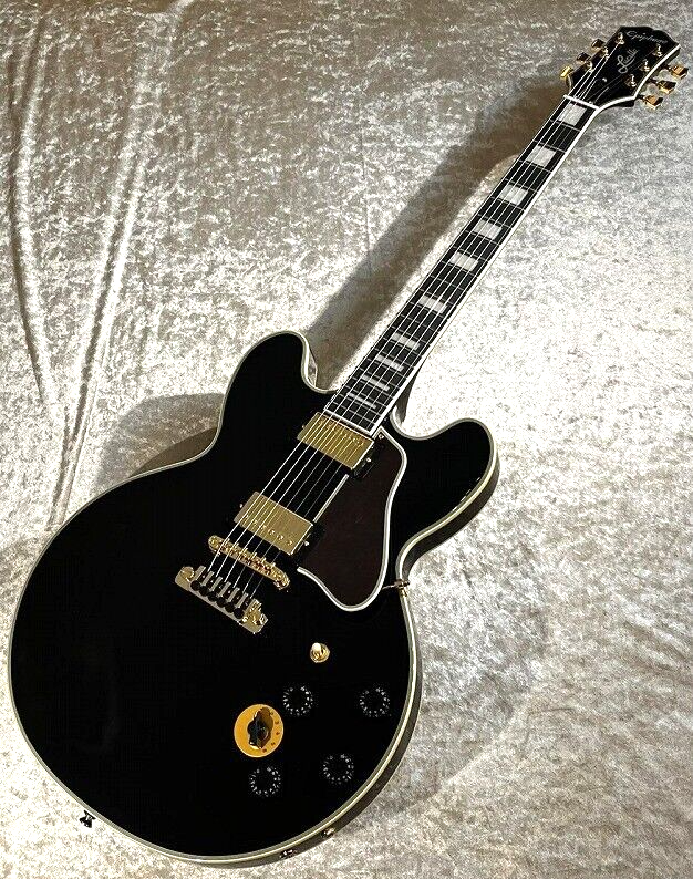 ギター Epiphone BBKing Lucille Epiphone BB King Lucille B.B. King Lucille Ebony semi-aco