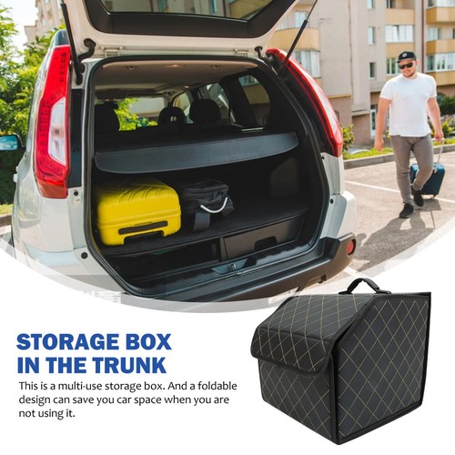 Tragbare Auto Aufbewahrungsbox Faltbar Auto Kofferraum Faltbar Aufbewahrung Organizer - Bild 3 von 12
