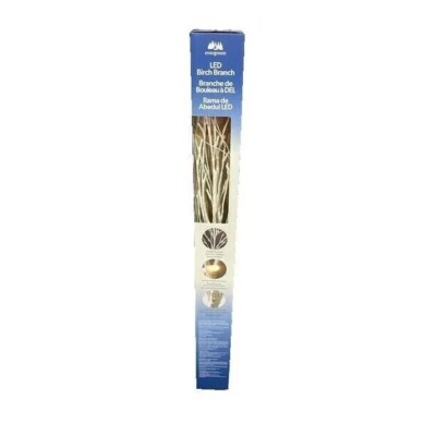 EVERGREEN 39'' LED BIRCH BRANCH W/ BATTERIES PACK OF 2 *NEW IN OPEN BOX