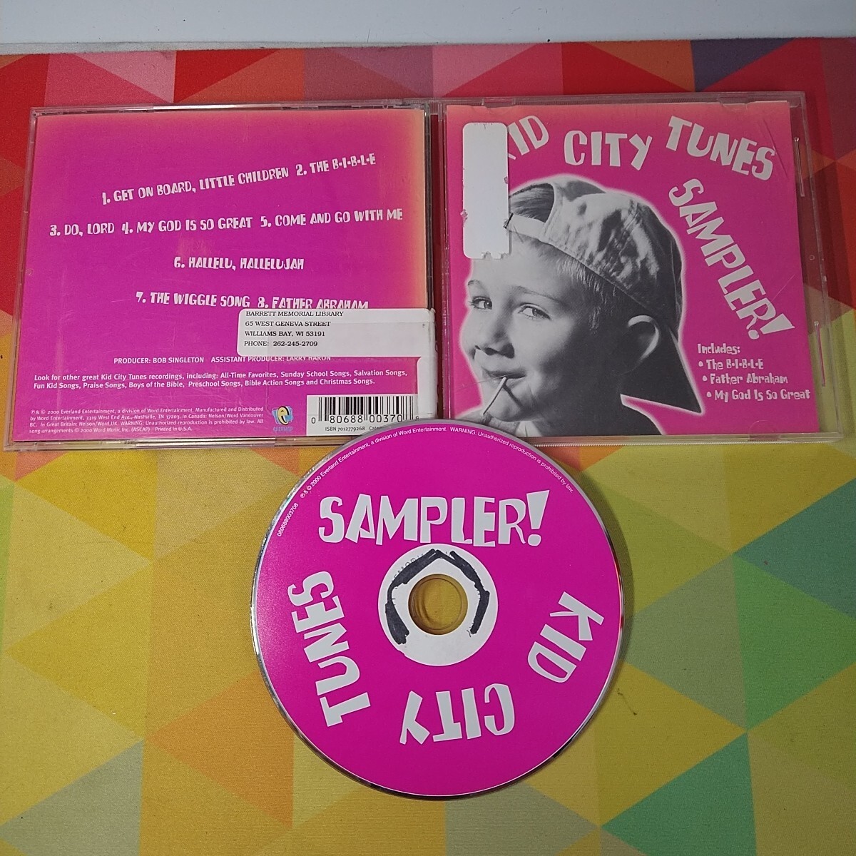 KID CITY TUNES SAMPLER! (CD, 2000 Everland Ent. Ex-Library) Music