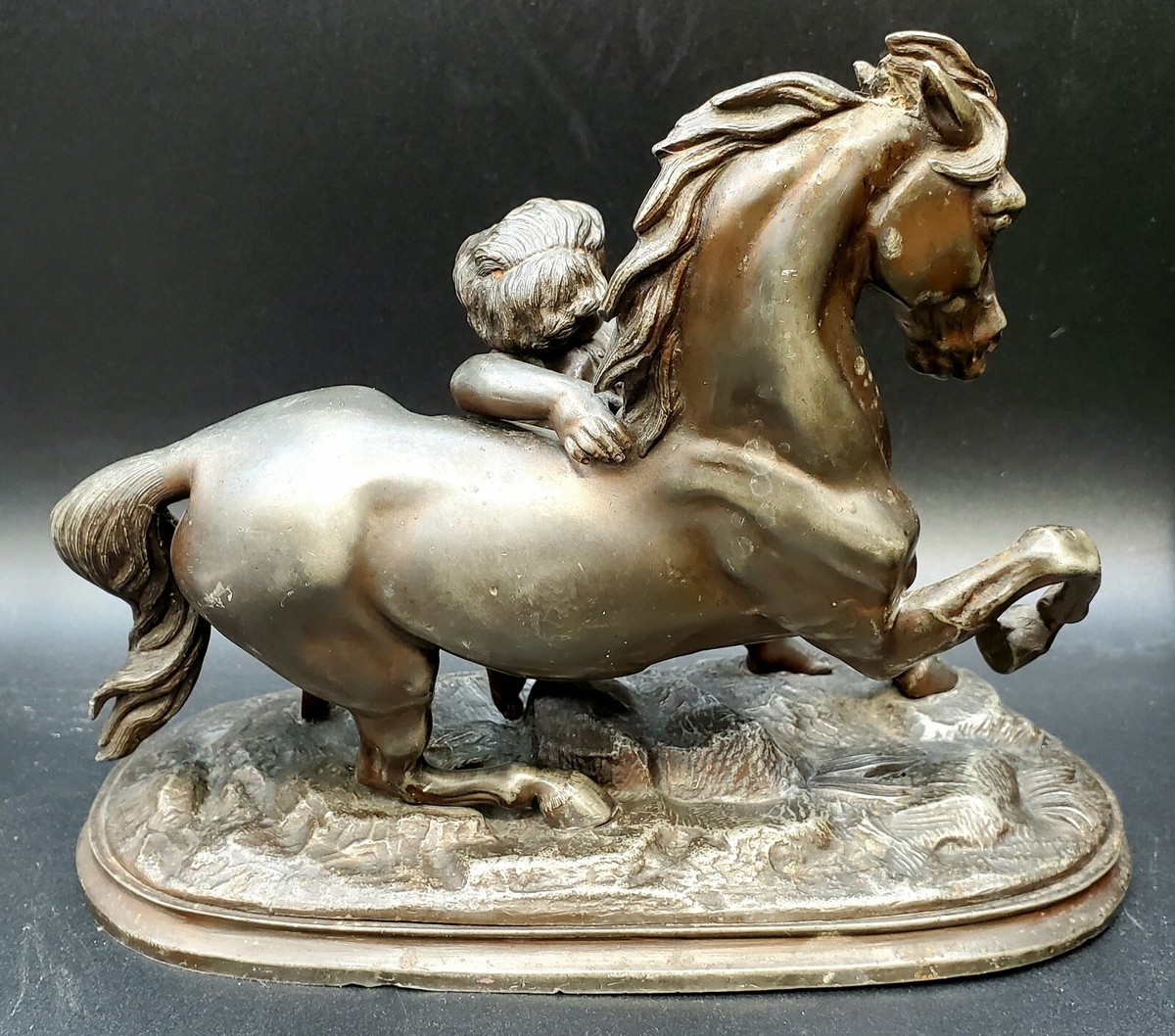 Bronze “Marly” Horse Figure Statue Sculpture By Guillaume Coustou