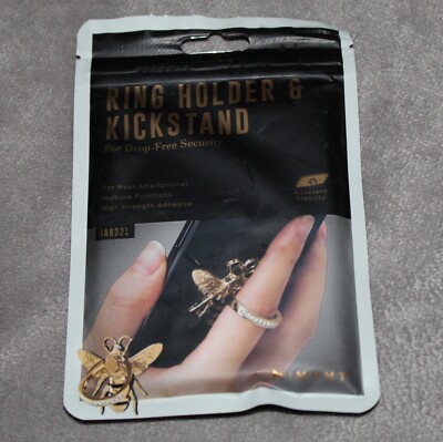 MVMT Universal Gold Bee Ring Finger Holder Kickstand for Any Smartphone  NEW