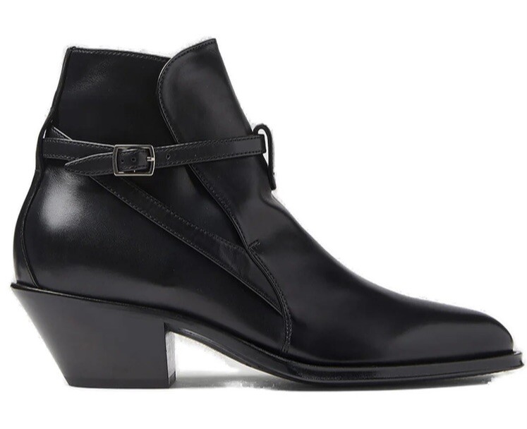 Stivaletti Saint Laurent West 40 Jodhpur con cricchetti taglia 36 5