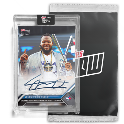 VLADIMIR GUERRERO JR HR DERBY CHAMP TOPPS NOW 560 SEALED ON-CARD