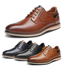 US Wide Size Men's Classic Oxford Dress Shoes Derby Formal Casual Shoes 6.5-15