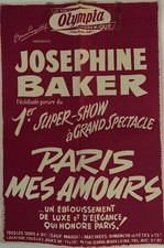 LE NOUVEAU OLYMPIA JOSEPHINE BAKER 1959