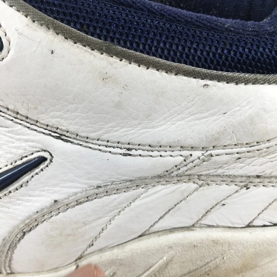 Nike Shoes Mens 12 Air Uptempo Athletic Mid Sneakers 630429-141 White Leather - Image 4 of 4