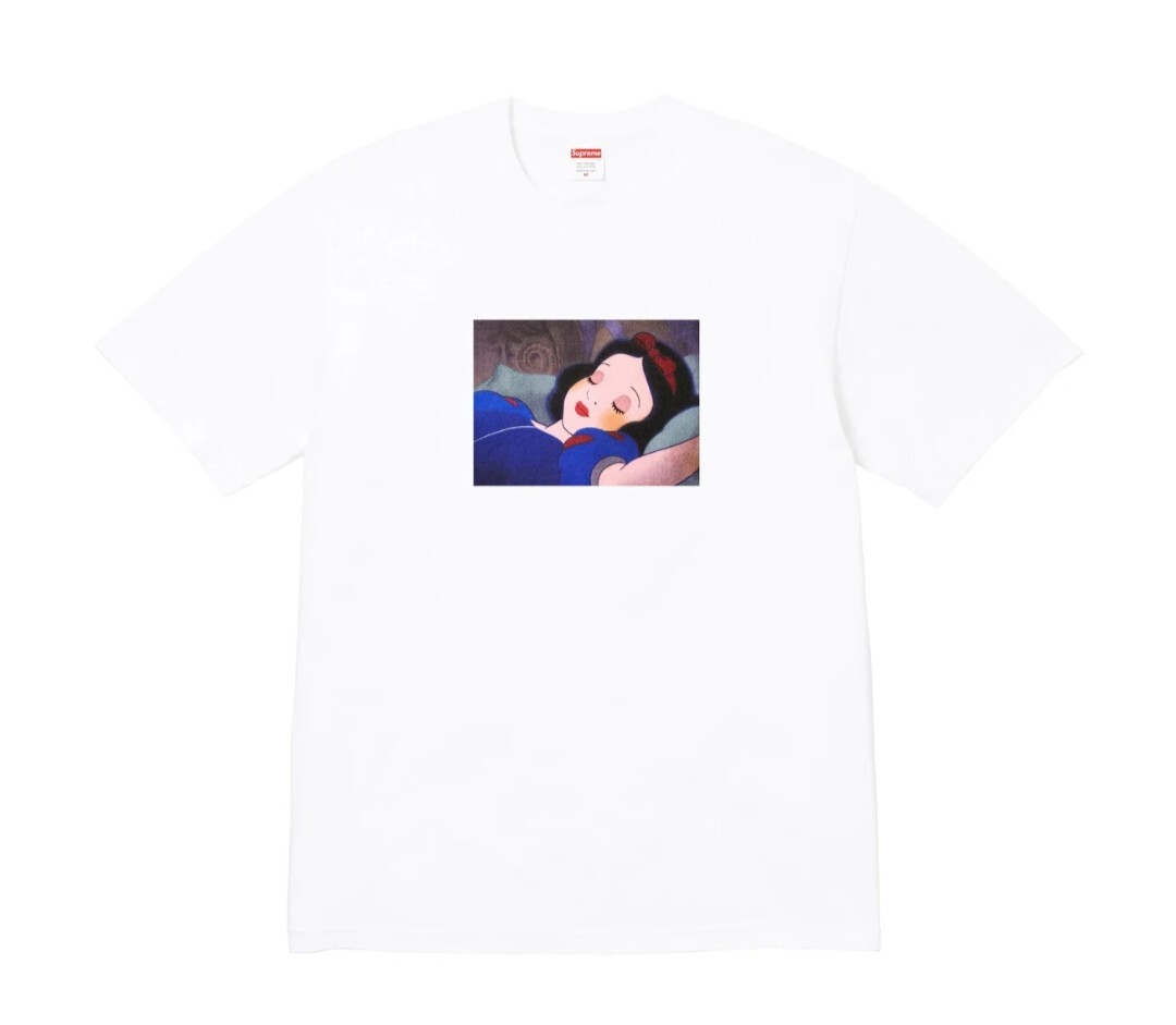 トップス Supreme Snow White Tee Size X Large Supreme Snow White T-Shirt FW24T13 Color WHITE